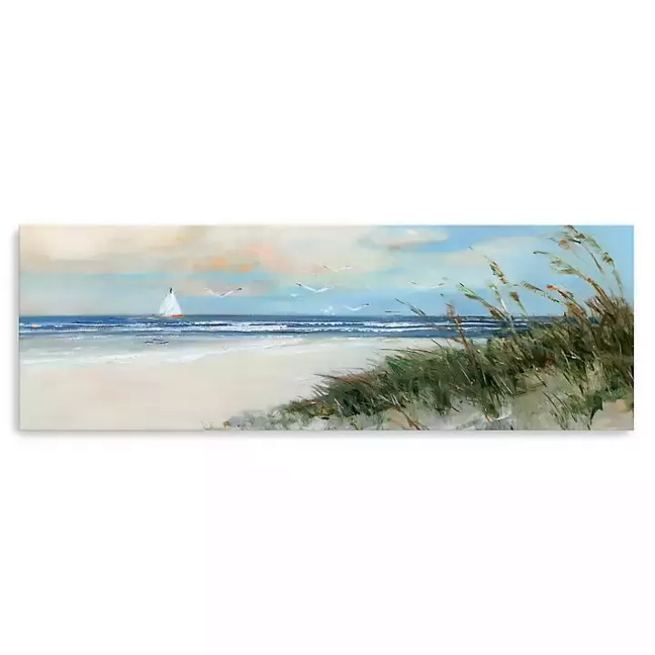 Discount Oak Island Sunrise Canvas Art Print, 60x20 in. Canvas Art