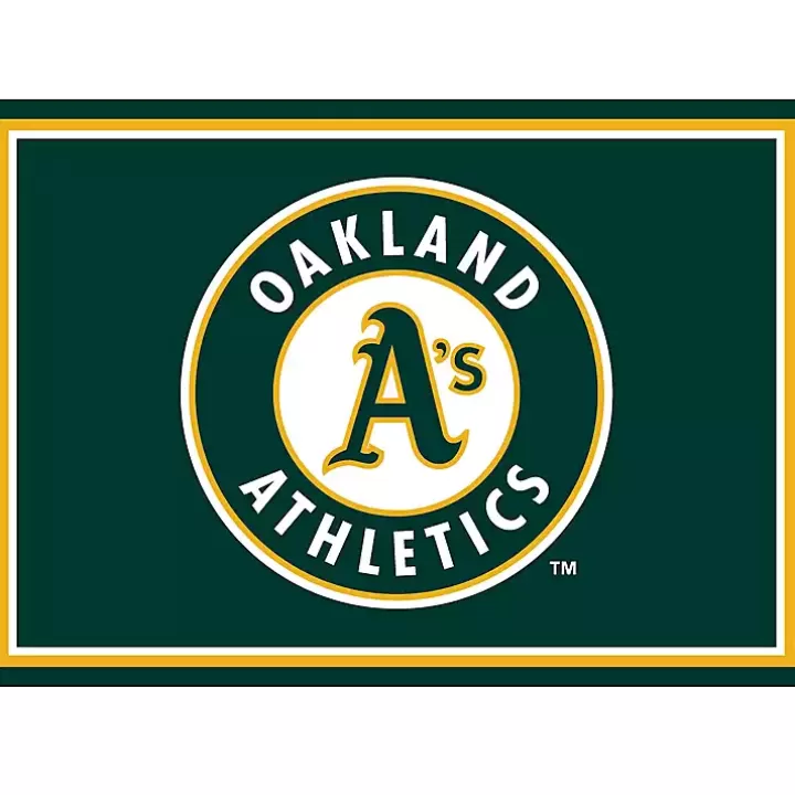 Best Sale Oakland Athletics Spirit Rug, 3x4 Area Rugs