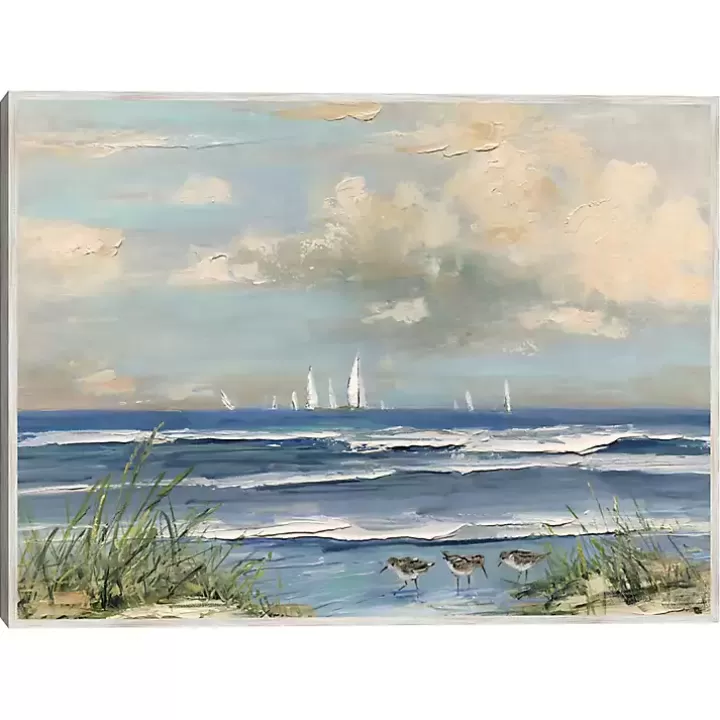 Online Ocean Regatta Framed Canvas Art Print Canvas Art