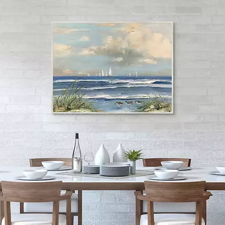 Online Ocean Regatta Framed Canvas Art Print Canvas Art