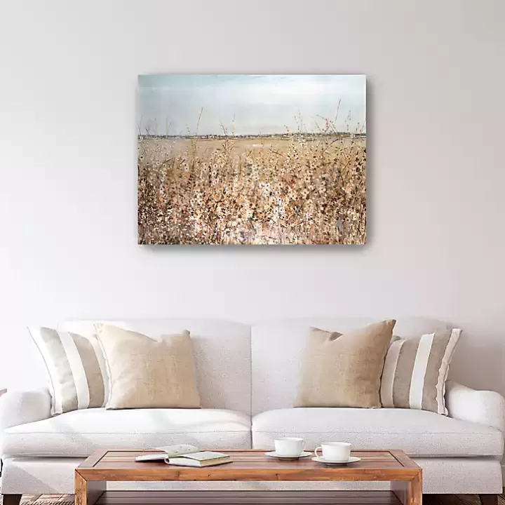 Clearance Ochre Landscape Canvas Art Print Canvas Art