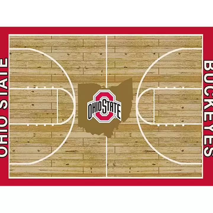 Store Ohio State Courtside Area Rug, 4x6 Area Rugs