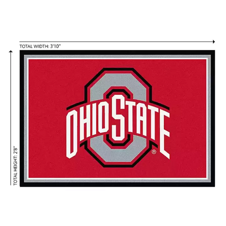 Discount Ohio State University Area Rug, 3x4 Area Rugs