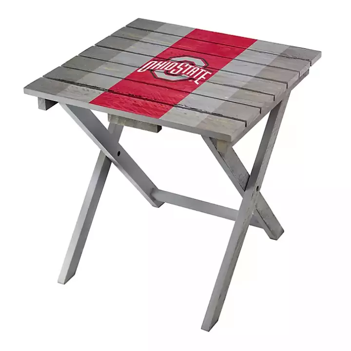 Shop Ohio State University Folding Outdoor Table Outdoor Tables