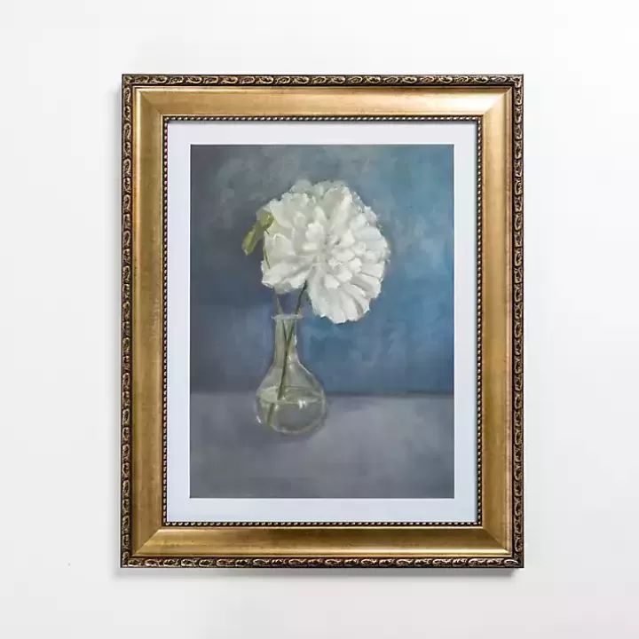 Outlet Oil Painted Peony Framed Art Print Framed Art