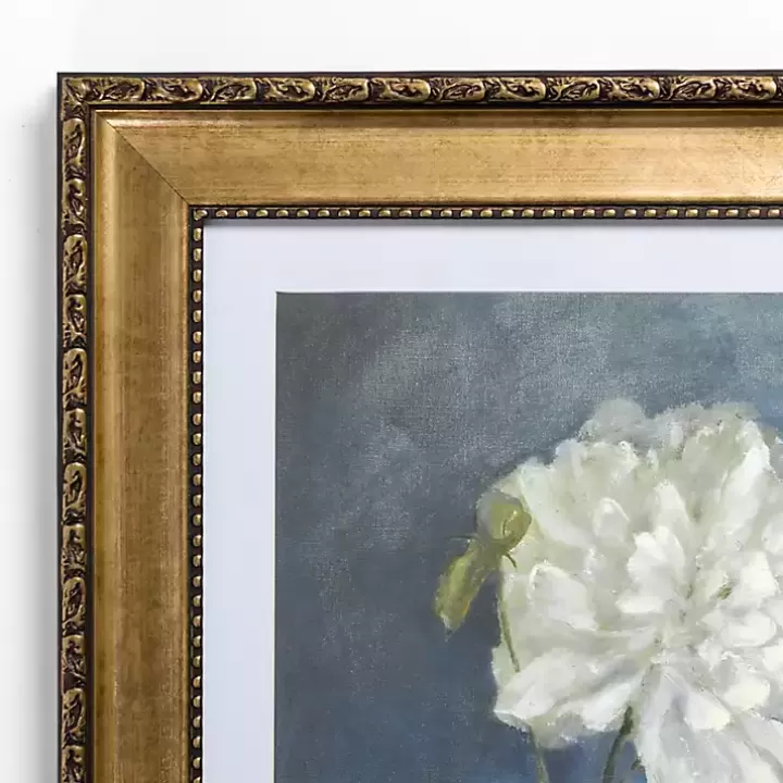 Outlet Oil Painted Peony Framed Art Print Framed Art