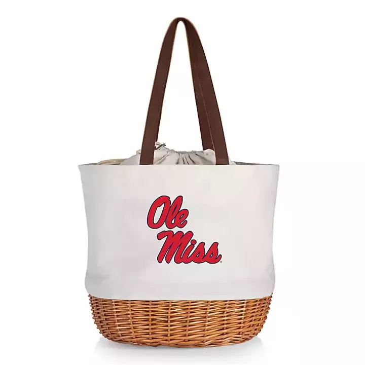 Sale Ole Miss Canvas Tote Bag Serving & Entertaining