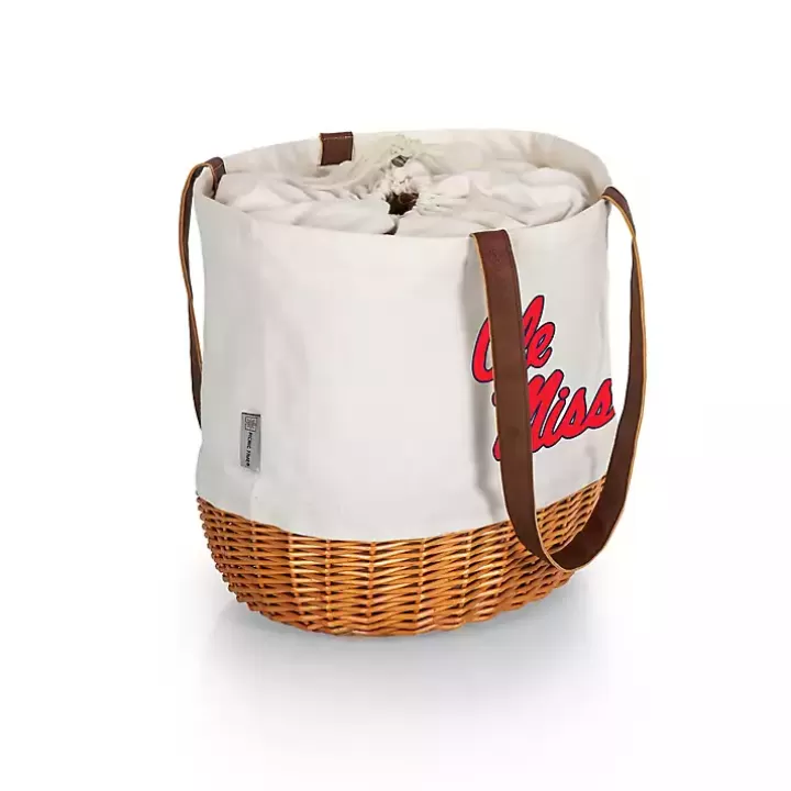 Sale Ole Miss Canvas Tote Bag Serving & Entertaining