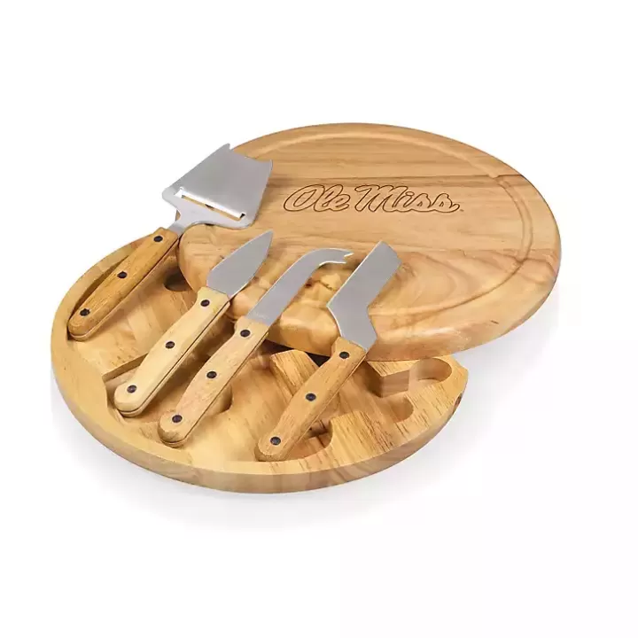 Hot Ole Miss Cheese Board and Tool Set Serving & Entertaining