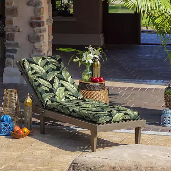 Best Onyx Cebu Outdoor Chaise Cushion Outdoor Cushions & Pillows