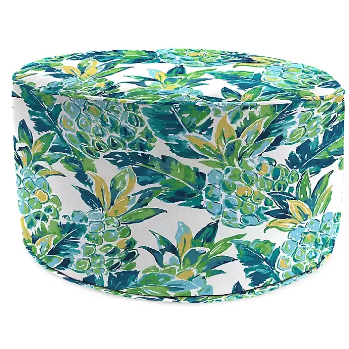 Shop Opal Vida Round Outdoor Pouf Outdoor Cushions & Pillows