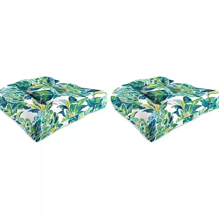 Outlet Opal Vida Wicker Seat Outdoor Cushions, Set of 2 Outdoor Cushions & Pillows