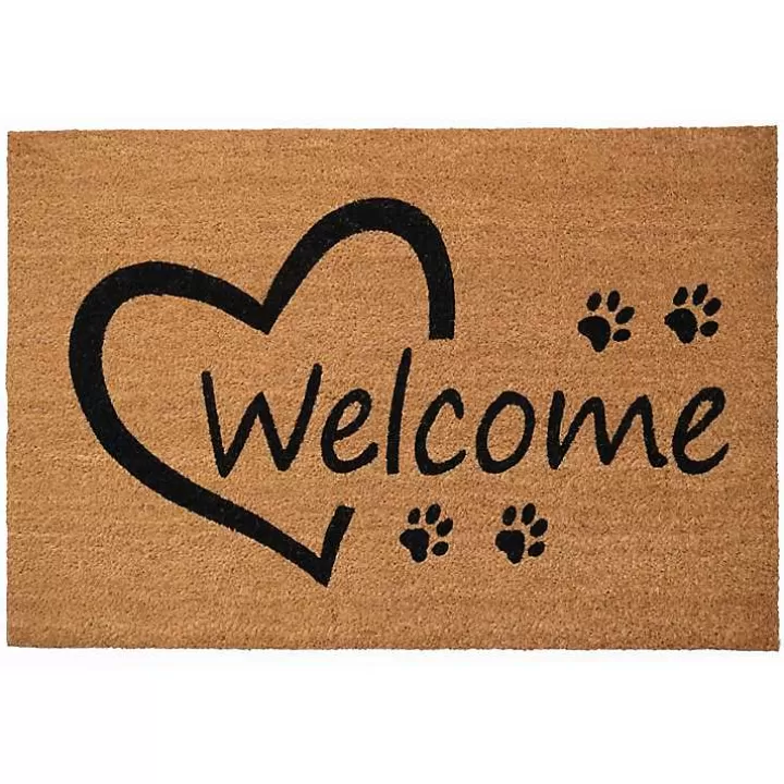 Sale Open Heart Welcome Paws Doormat Doormats