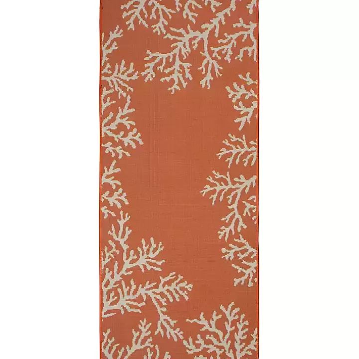 Cheap Coral Indoor/Outdoor Runner, 1x4 Outdoor Rugs