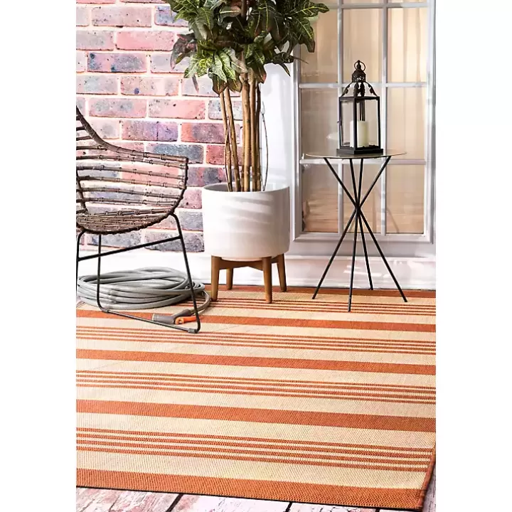 Flash Sale Robin Stripe Outdoor Rug, 5x8 Outdoor Rugs