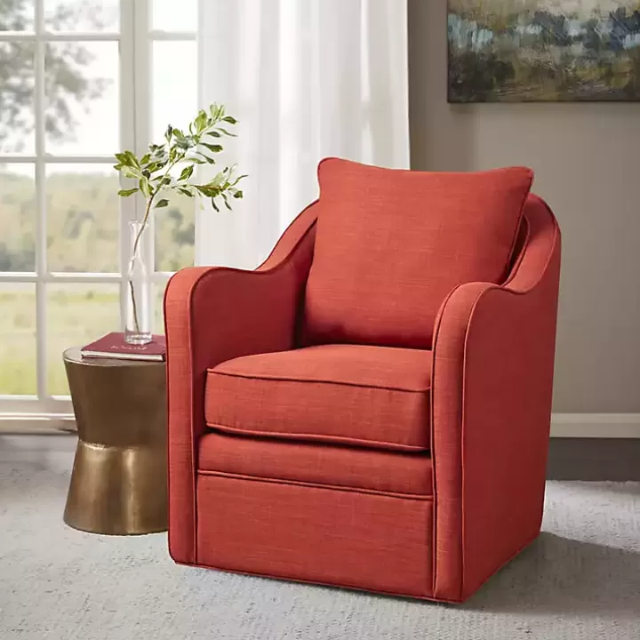 Cheap Swivel Upholstered Wide Seat Accent Chair Accent Chairs