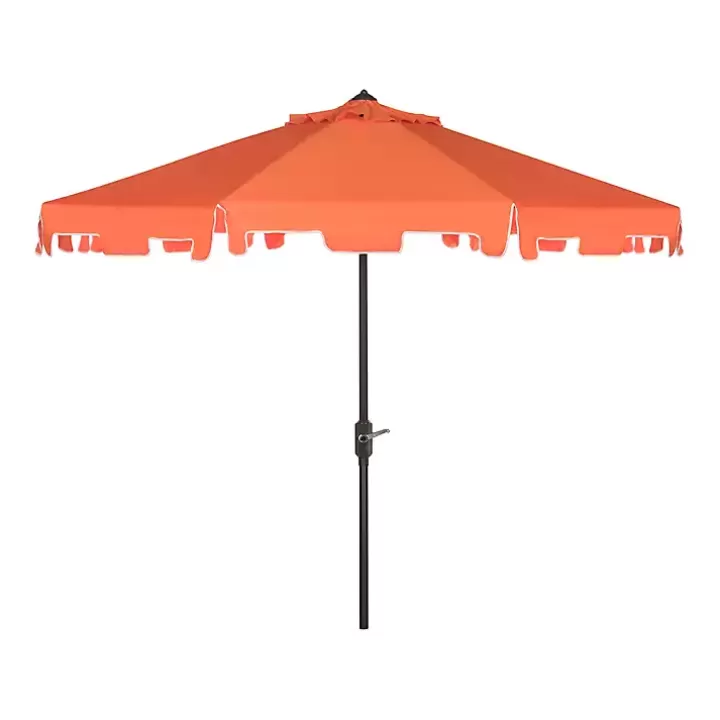 Discount Tilt Crank 9 ft. Outdoor Metal Umbrella Outdoor Accent Furniture