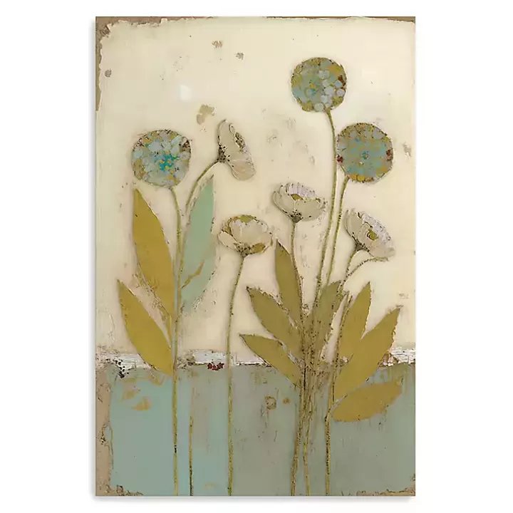 Online Orbloom Floral Encaustic Canvas Art Print Canvas Art