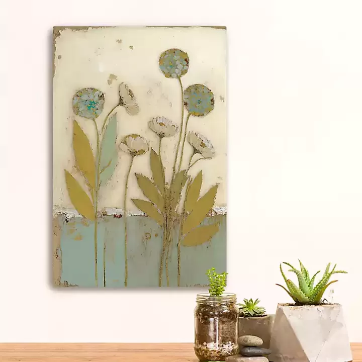 Online Orbloom Floral Encaustic Canvas Art Print Canvas Art