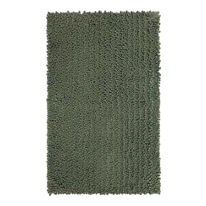 Clearance Oregano Chenille Bath Mat, 45 in. Bathroom Rugs