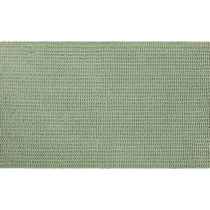 Fashion Oregano Memory Foam Chenille Bath Mat, 60 in. Bathroom Rugs