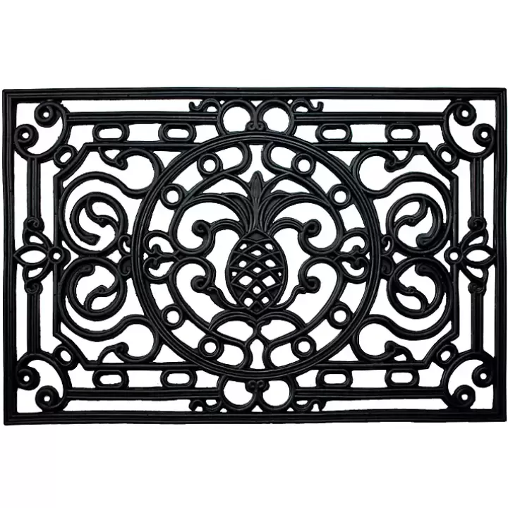 Flash Sale Ornate Penelope Durable Rubber Doormat, 30x18 in. Doormats