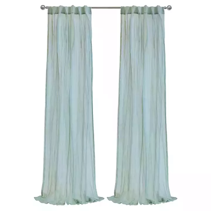 Outlet Pale Thyme Paloma Curtain Panel, 63 in. Curtains & Drapes