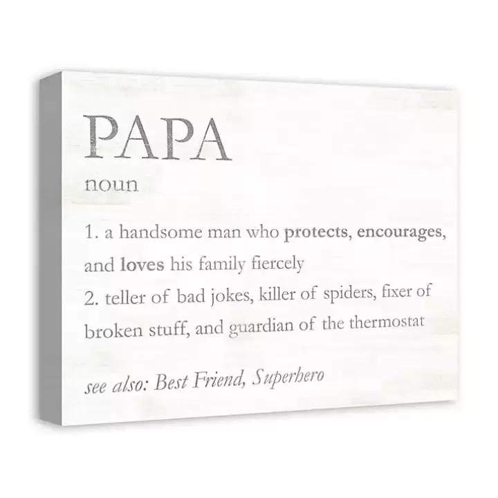 Outlet Papa Definition Wall Plaque Wall Quotes & Signs