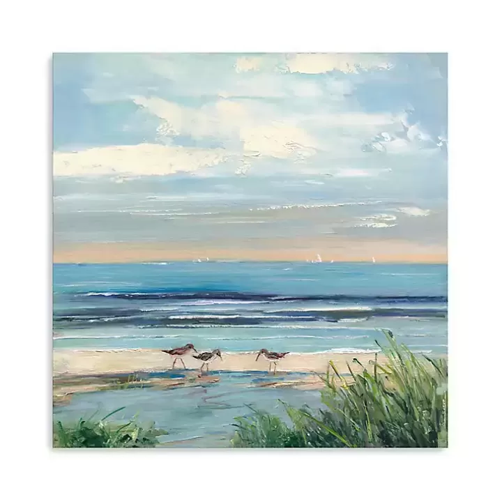 Sale Paradise Beach Canvas Art Print, 40x40 in. Canvas Art