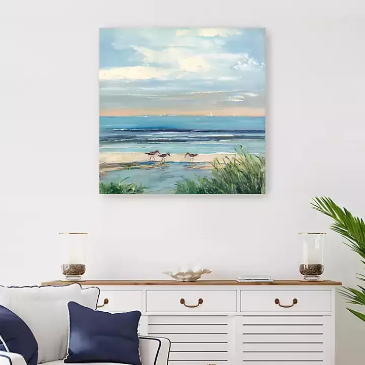 Clearance Paradise Beach Canvas Art Print, 30x30 in. Canvas Art