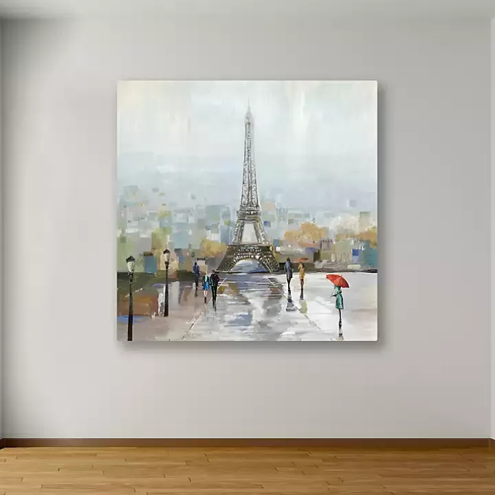 Store Paris Giclee Canvas Art Print Canvas Art