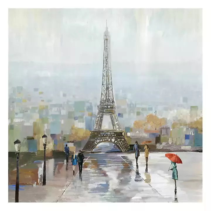 Store Paris Giclee Canvas Art Print Canvas Art