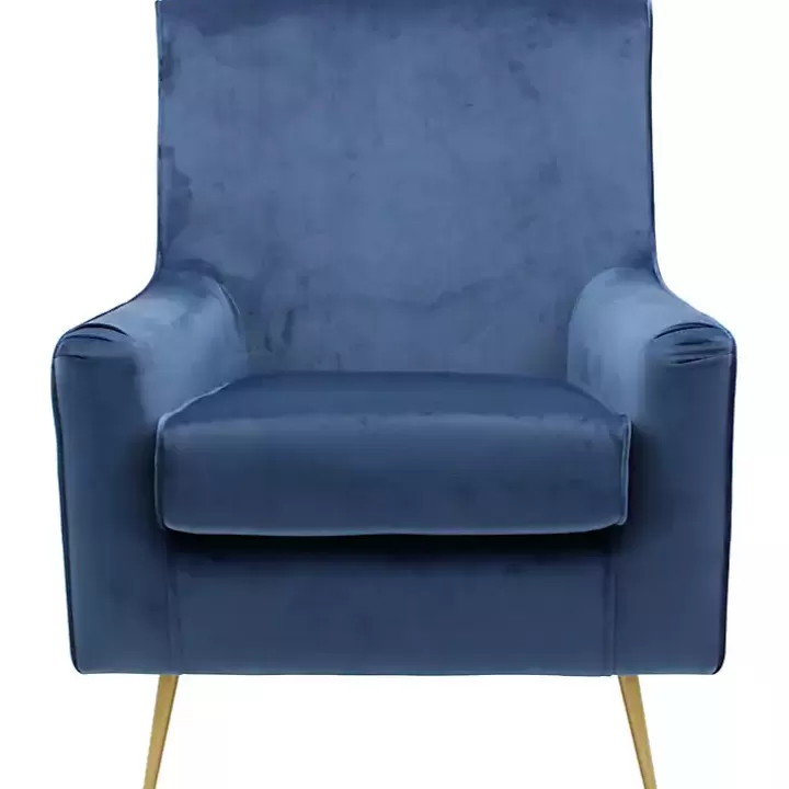 Fashion Parisian Velvet Lana Accent Chair Accent Chairs