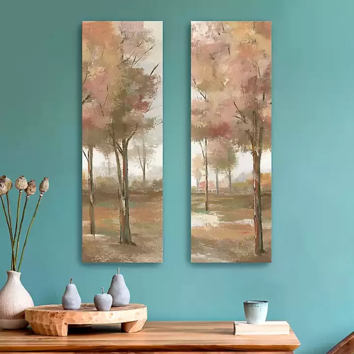 Store Pastel Meadow Canvas Art Prints, Set of 2 Canvas Art