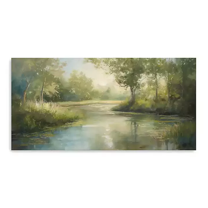 Clearance Peaceful Currents Canvas Art Print Canvas Art