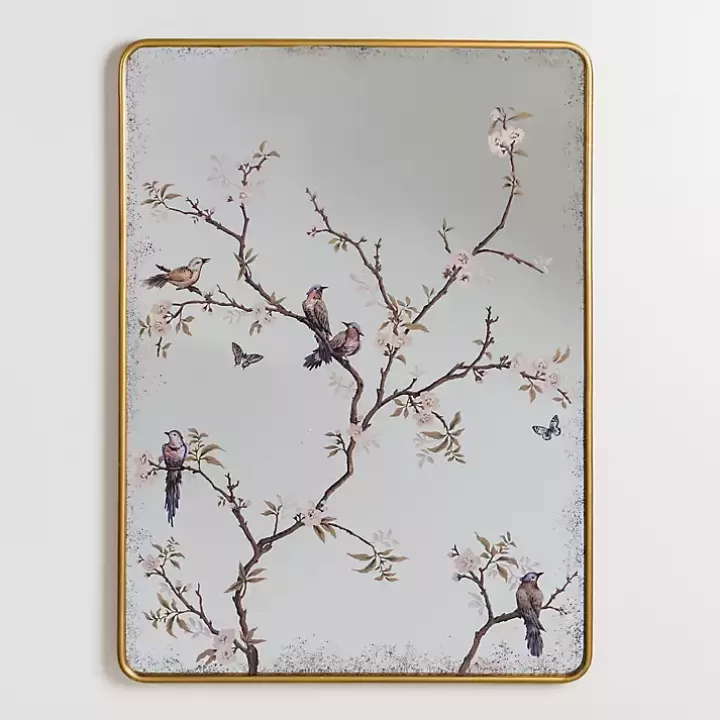 Cheap Persephone Birds & Branches Wall Mirror Decorative Mirrors