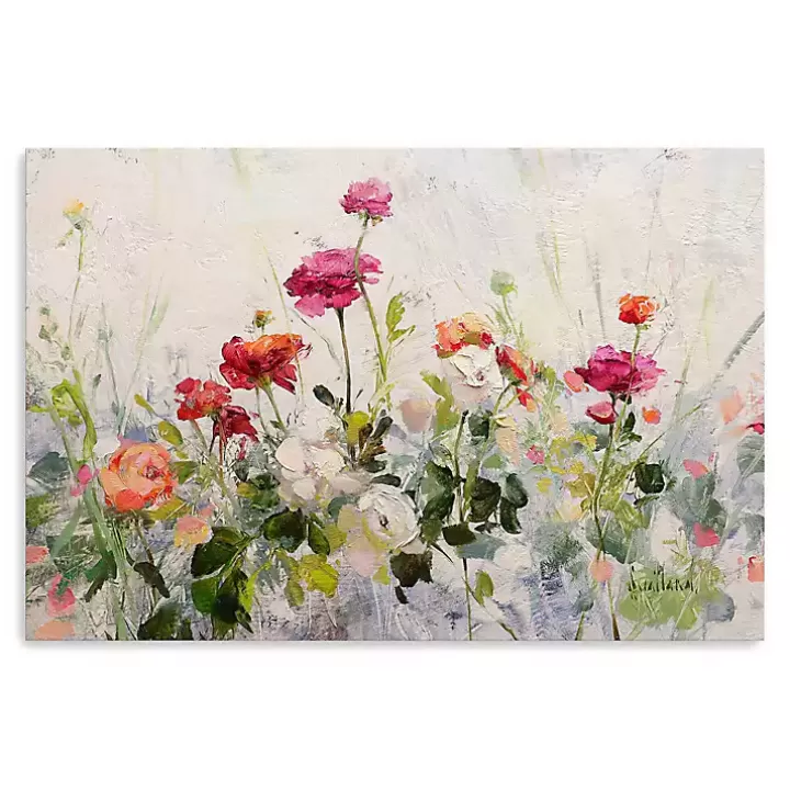 Discount Persian Buttercups Canvas Art Print, 36x24 in. Canvas Art