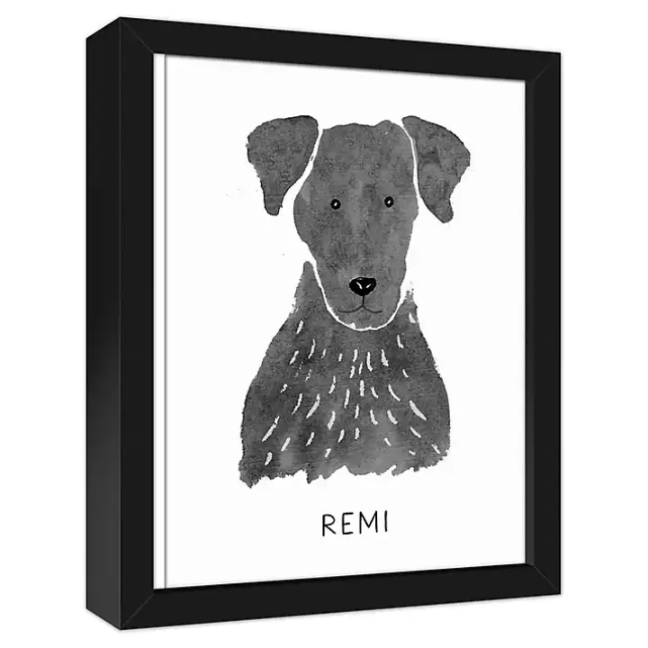 Shop Personalized Black Labrador Canvas Wall Plaque Wall Quotes & Signs