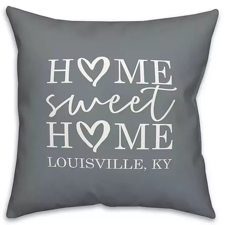 New Personalized Home Sweet Home Outdoor Pillow Outdoor Cushions & Pillows