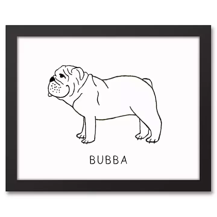 Store Personalized Bulldog Framed Wall Plaque Wall Quotes & Signs