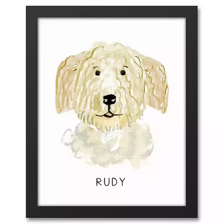 Best Personalized Golden Doodle Canvas Wall Plaque Wall Quotes & Signs