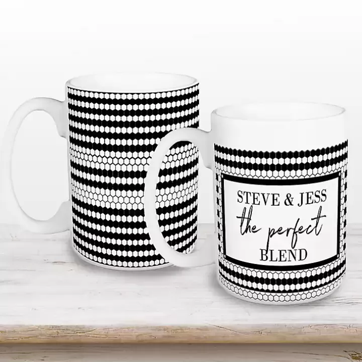 Online Personalized Perfect Blend Mugs, Set of 2 Glassware & Drinkware