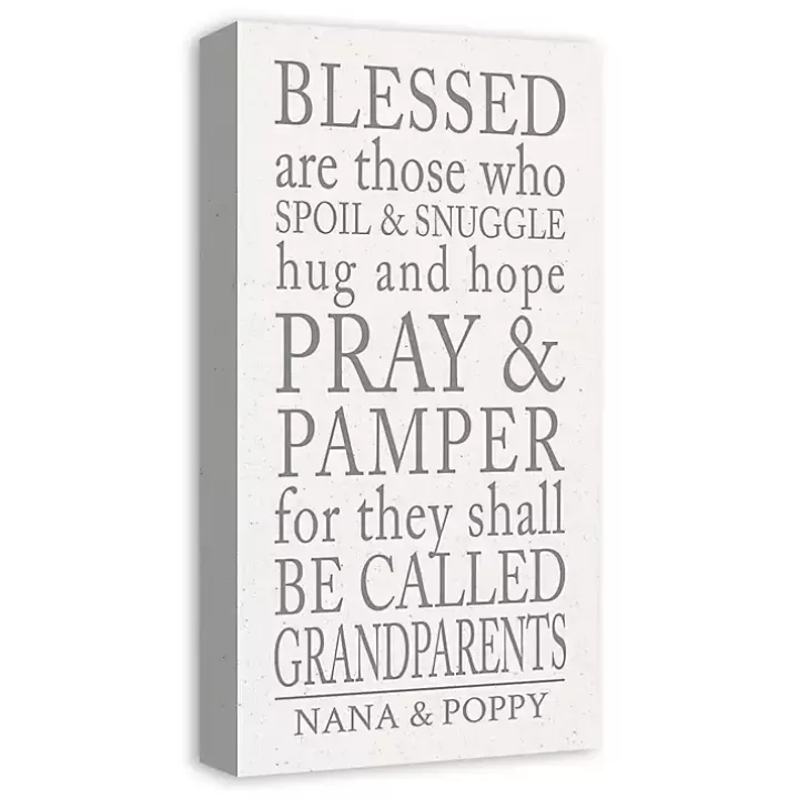 Hot Personalized Those Grandparents Canvas Wall Plaque Wall Quotes & Signs