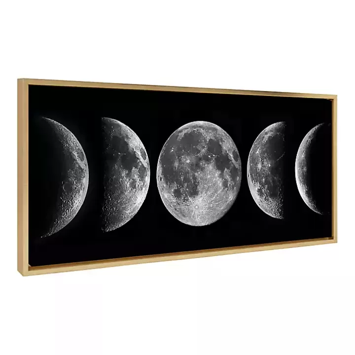 Best Sale Phases of the Moon Framed Canvas Art Print Canvas Art