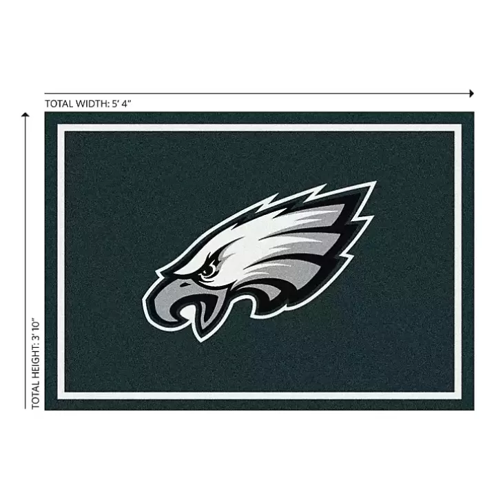 Flash Sale Philadelphia Eagles Area Rug, 4x6 Area Rugs