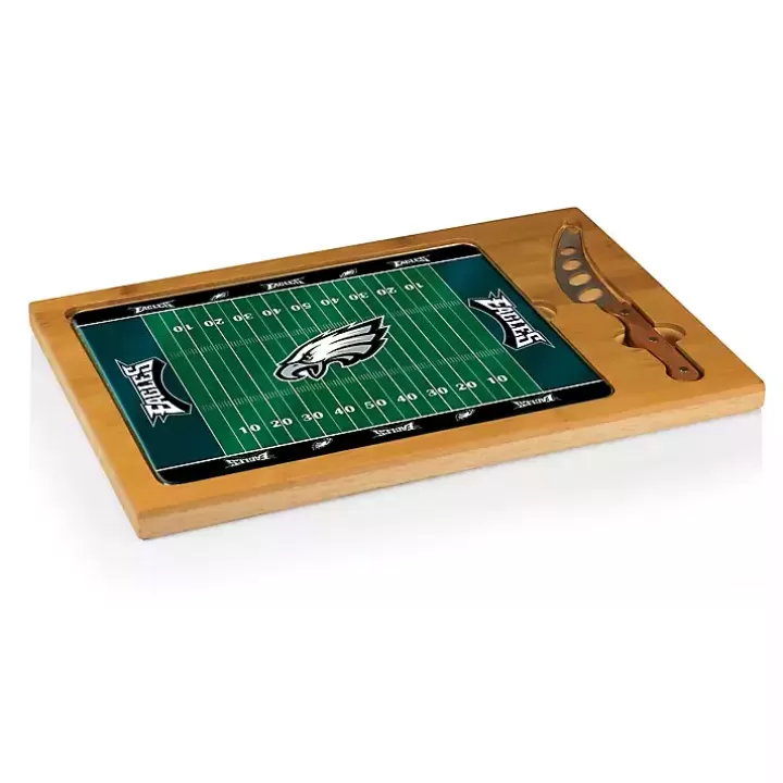 Outlet Philadelphia Eagles Cutting Board & Knife Set Serving & Entertaining