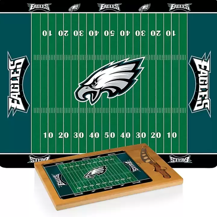 Outlet Philadelphia Eagles Cutting Board & Knife Set Serving & Entertaining