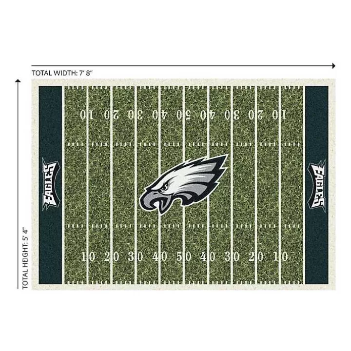 Outlet Philadelphia Eagles Home Field Area Rug, 6x8 Area Rugs