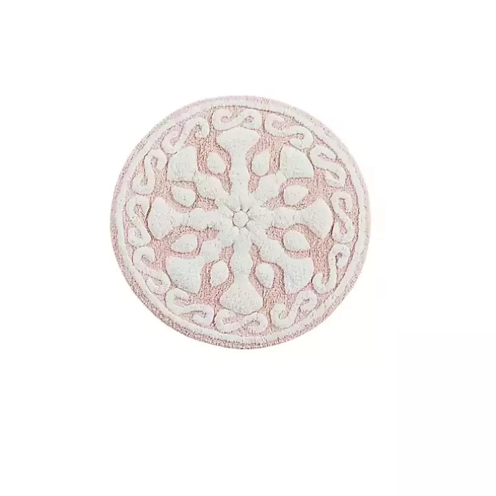 Hot Cotton Tufted Medallion Bath Mat, 25 in. Bathroom Rugs