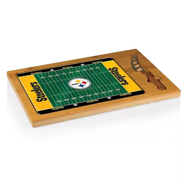 Outlet Pittsburgh Steelers Cutting Board & Knife Set Serving & Entertaining